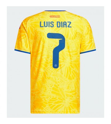 Colombia Luis Diaz #7 Hemmatröja VM 2026 Kortärmad